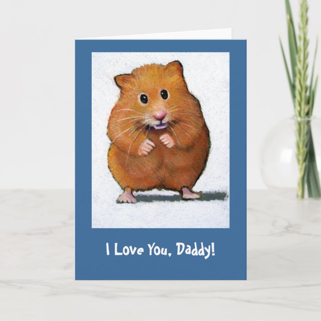 HAMSTER, Je T'Aime, Papa ! CARTE (Devant)