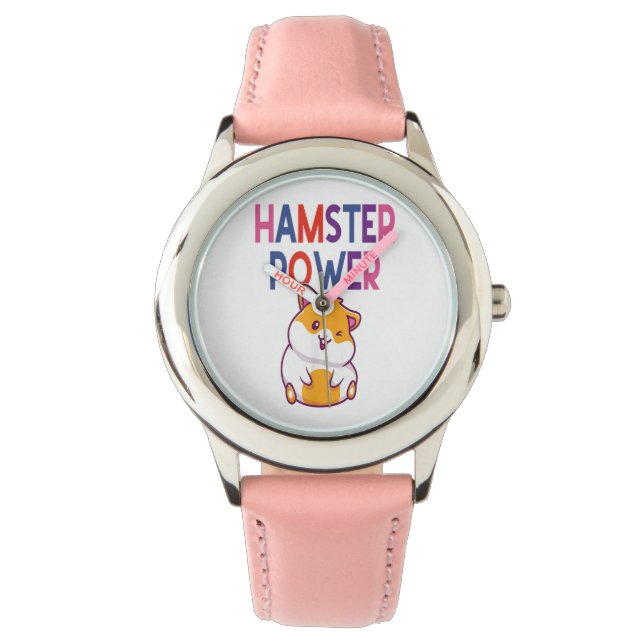 Hamster Kid Watch Birthday Gift for Your Kids (Front)
