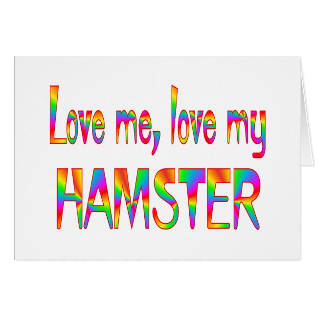Hamster Love (Front Horizontal)