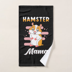 Hamster Mama Hand Towel
