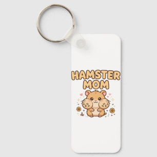 Hamster Mom Keychain