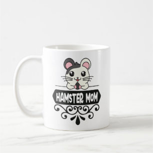 Hamster mom pet animal lovers cute coffee mug