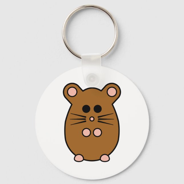 Hamster 'myham' keyring (Front)