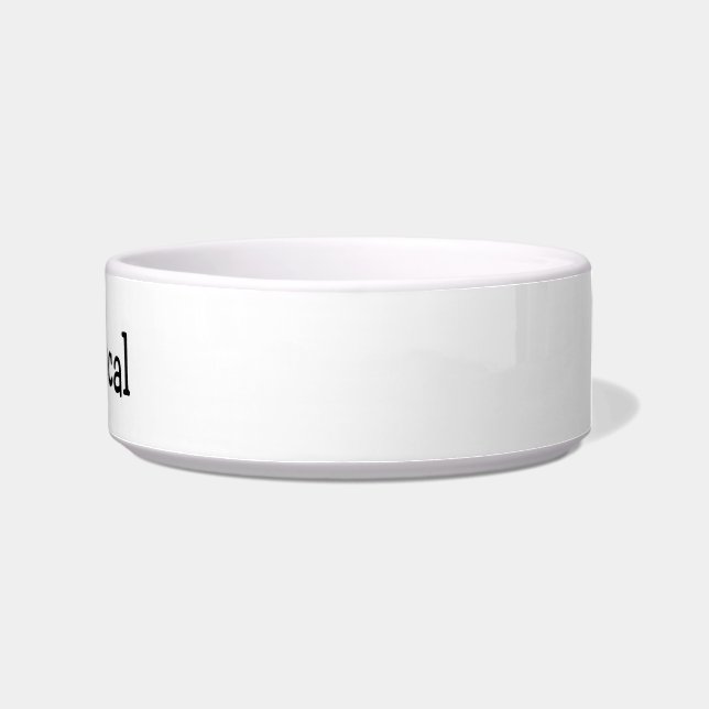 Hamster Name Customizable Bowl (Right)