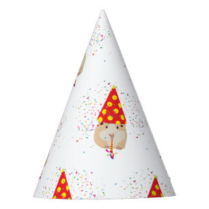 Hamster Partying - Animals Having a Party Party Hat