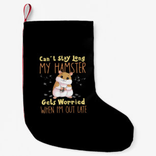 Hamster Pet Hamster Owners Small Christmas Stocking