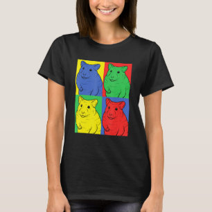 Hamster Pop Art - Retro Rodent Tee