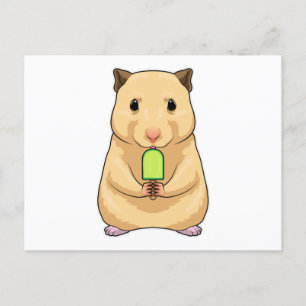 Hamster Popsicle Postcard