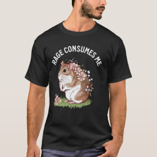 Hamster Rage Consumes Me Colourful Design T-Shirt