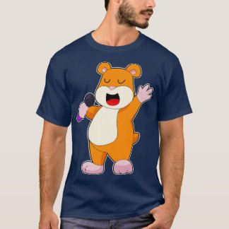 Hamster Singer Microphone Music 2 T-Shirt