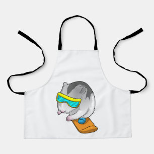 Hamster Snowboarder Snowboard Apron
