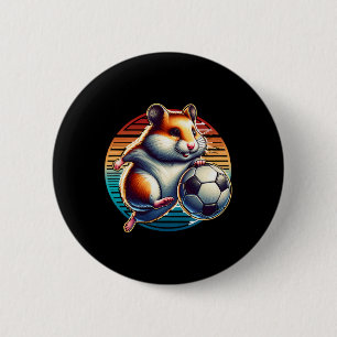 Hamster Soccer Player Cool Byll Champion Kids  2 Inch Round Button