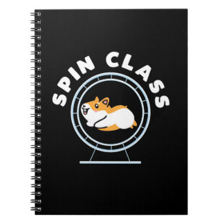 Hamster Spin Class Notebook