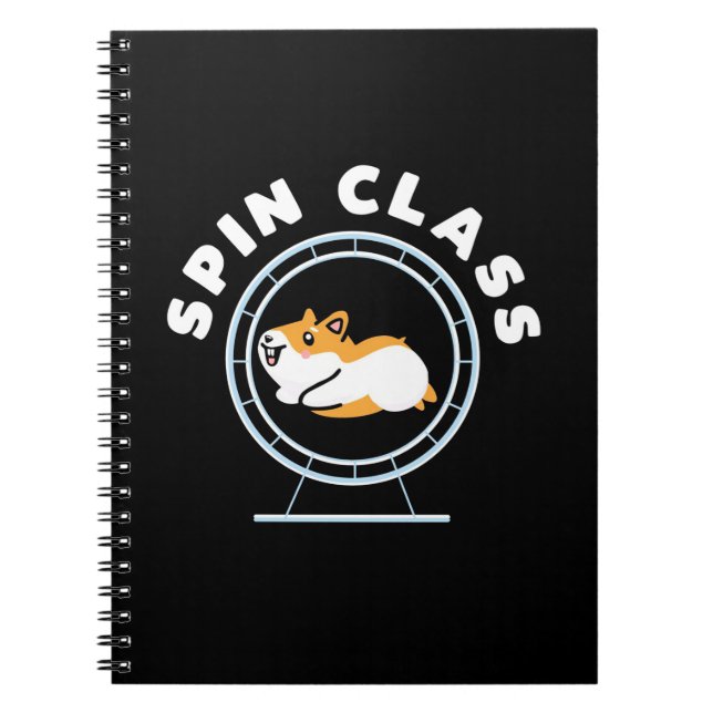 Hamster Spin Class Notebook (Front)