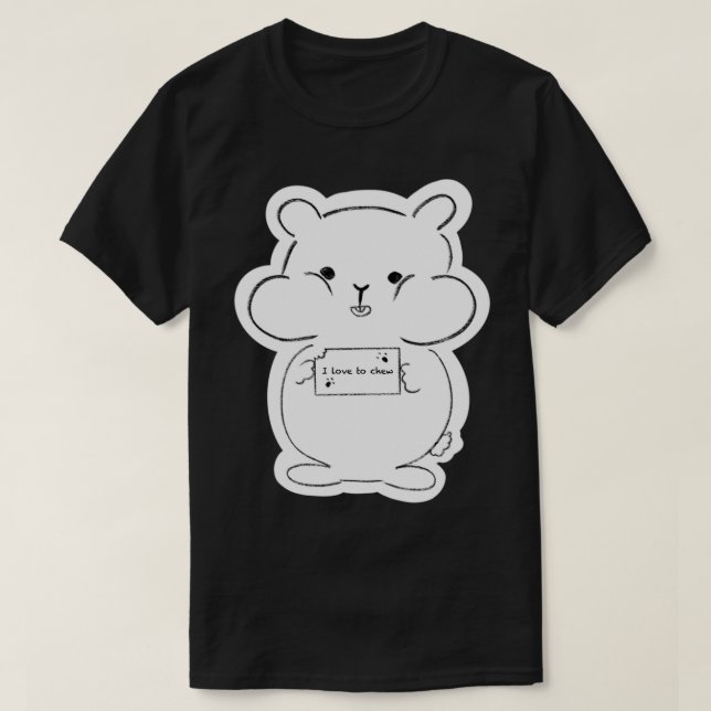 Hamster sticker!  T-Shirt (Design Front)