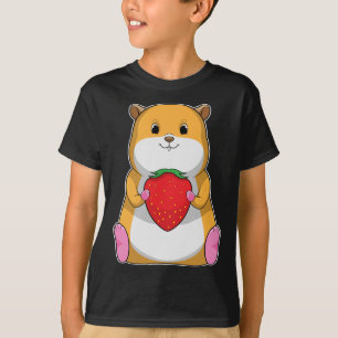 Hamster Strawberry Fruit T-Shirt