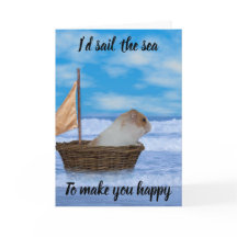 Hamster valentine card
