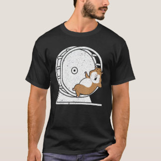 Hamster Wheel Hammy Owner Fluffy Rodent Pet T-Shirt