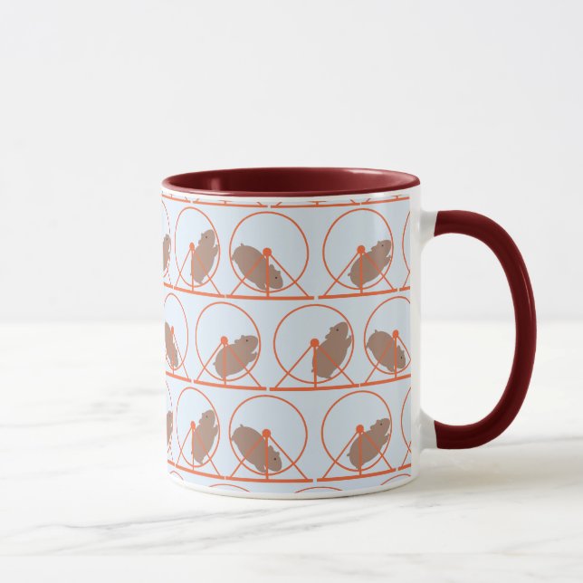 Hamster Wheel Mug (red) (Right)