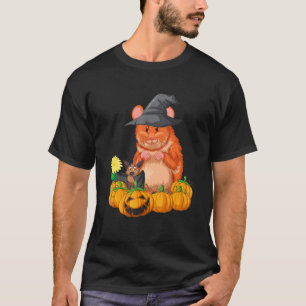 Hamster Witch Halloween For Boy Girl Kid T-Shirt