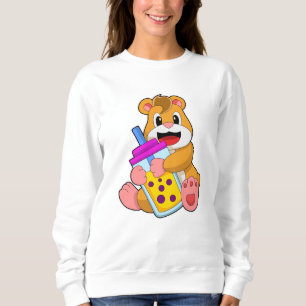 Hamster with Baby bottle Juice Sweatshirt