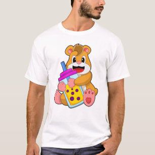 Hamster with Baby bottle Juice T-Shirt