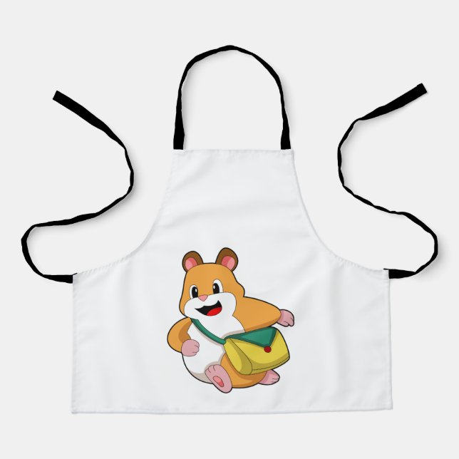 Hamster with Bag.PNG Apron (Front)