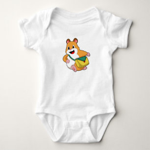 Hamster with Bag.PNG Baby Bodysuit