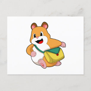 Hamster with Bag.PNG Postcard