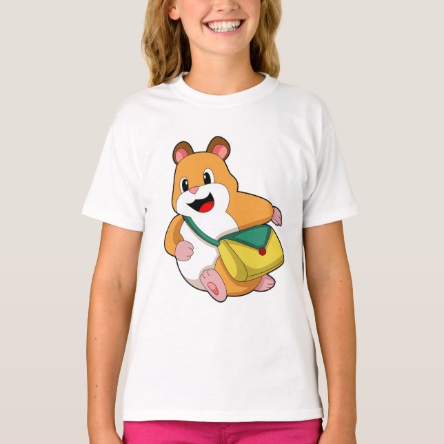 Hamster with Bag.PNG T-Shirt (Front)