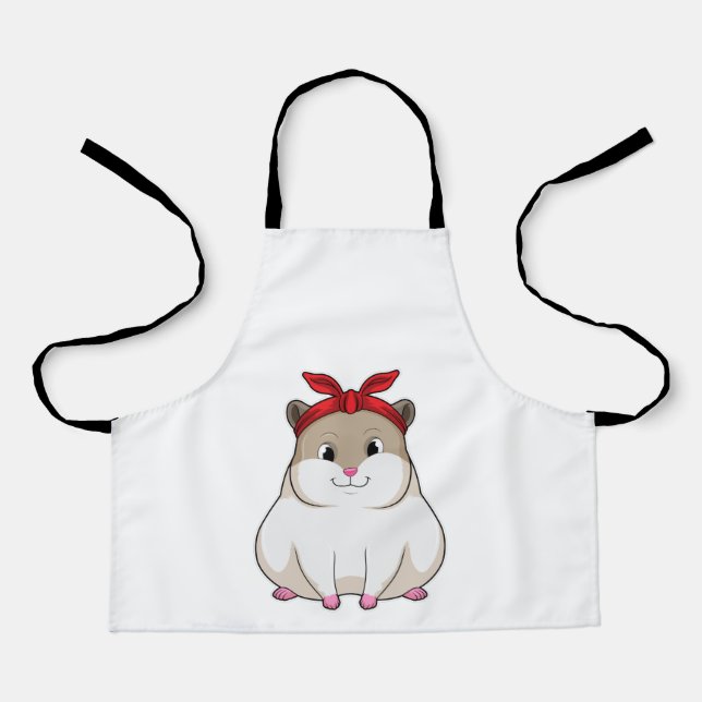 Hamster with Bandana Apron (Front)