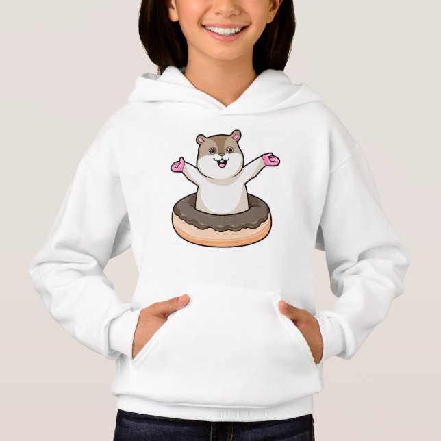 Hamster with Chocolate Donut (Front)