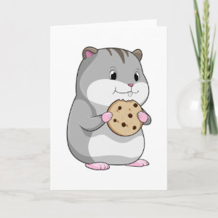 Hamster with Cookie Card
