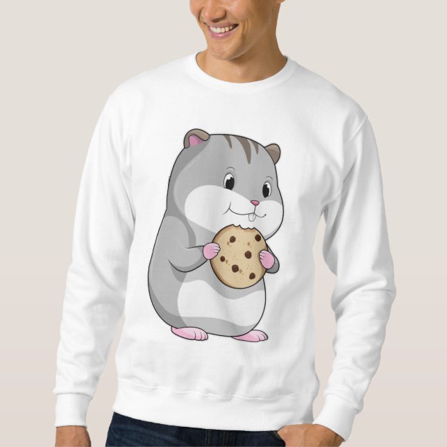 Hamster with Cookie Sweatshirt (Front)