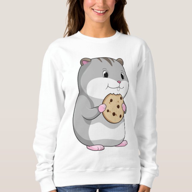 Hamster with Cookie Sweatshirt (Front)