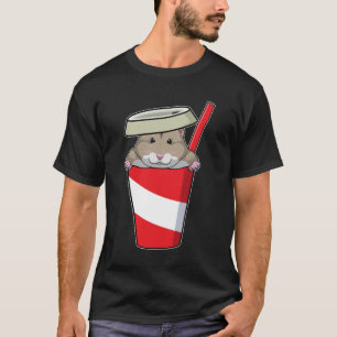 Hamster with Drink T-Shirt