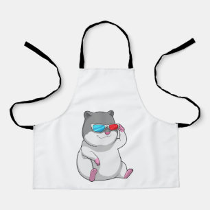 Hamster with Glasses Apron