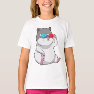 Hamster with Glasses T-Shirt