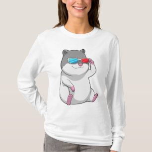 Hamster with Glasses T-Shirt