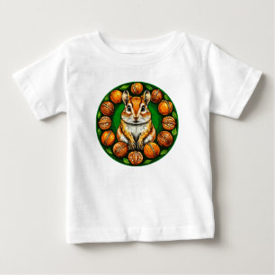 Hamster with nuts baby T-Shirt