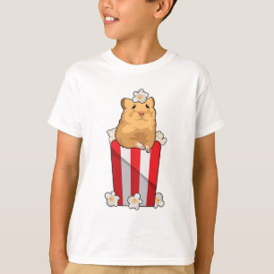 Hamster with Popcorn T-Shirt