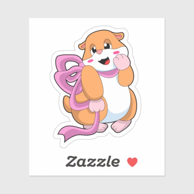 Hamster with Ribbon (Sheet)