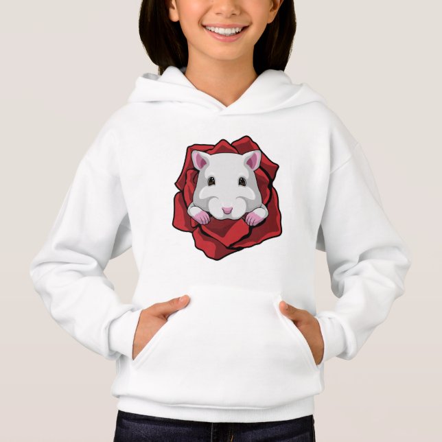 Hamster with Rose (Front)