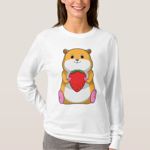 Hamster with Strawberry T-Shirt