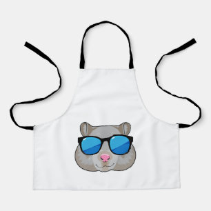 Hamster with Sunglasses Apron