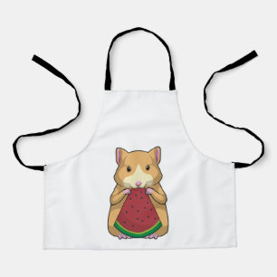 Hamster with Watermelon Apron