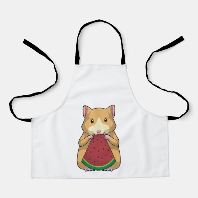 Hamster with Watermelon Apron (Front)