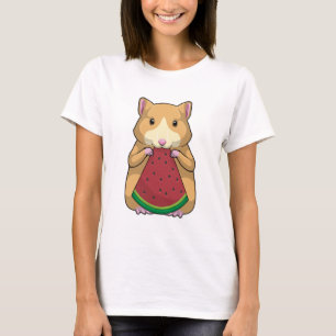 Hamster with Watermelon T-Shirt