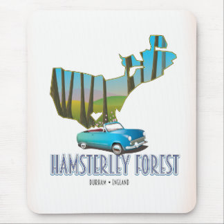 Hamsterley Forest Durham England map Mouse Pad