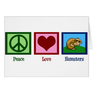 Hamsters d'amour de paix